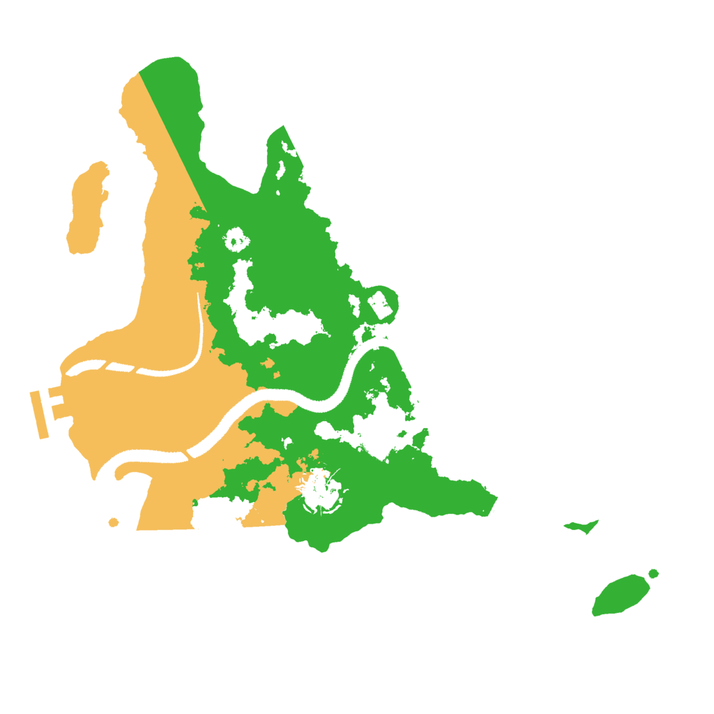 Biome Rust Map: Procedural Map, Size: 3000, Seed: 4287