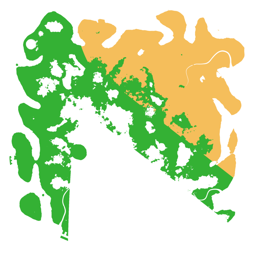 Biome Rust Map: Procedural Map, Size: 4500, Seed: 1096234954