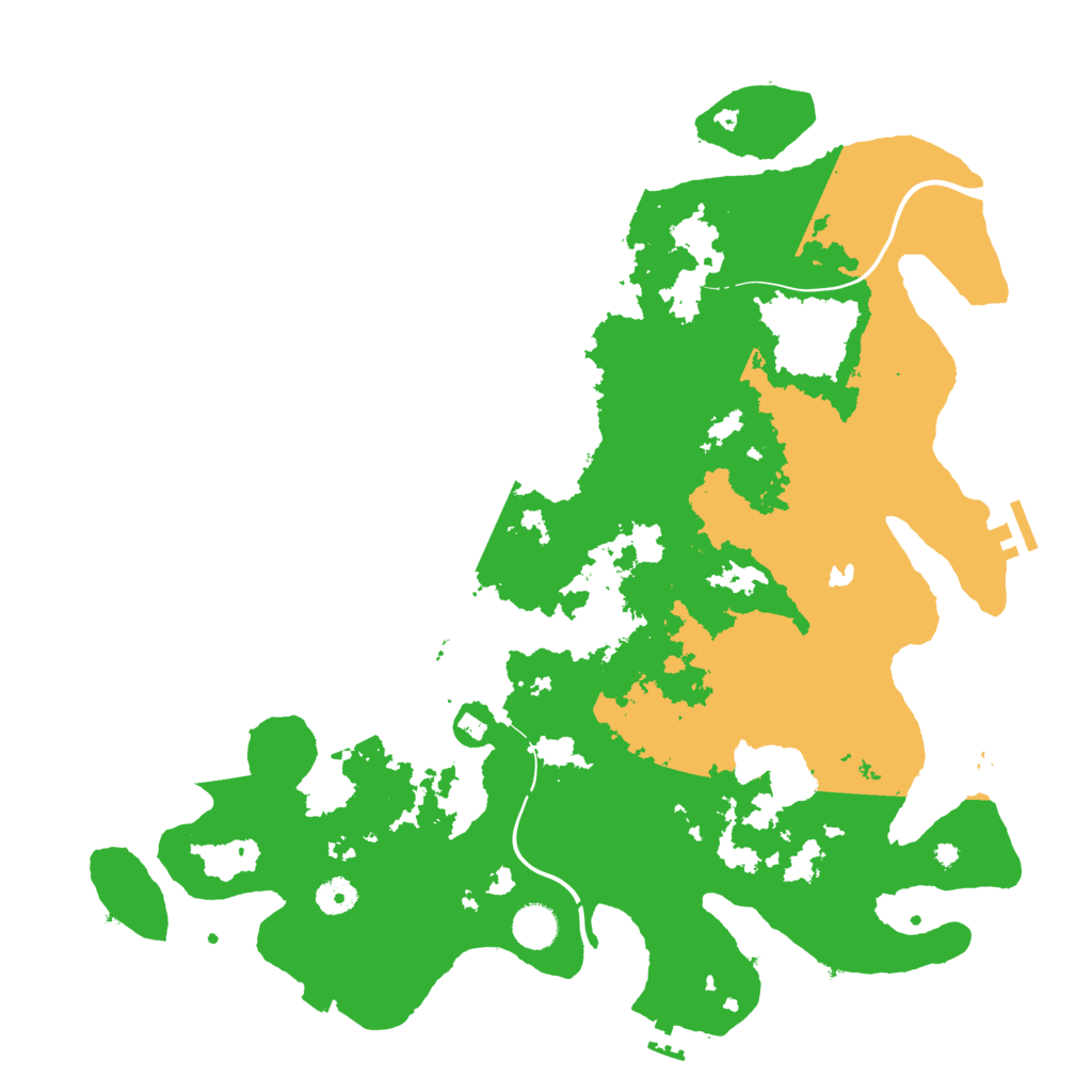 Biome Rust Map: Procedural Map, Size: 4250, Seed: 886615