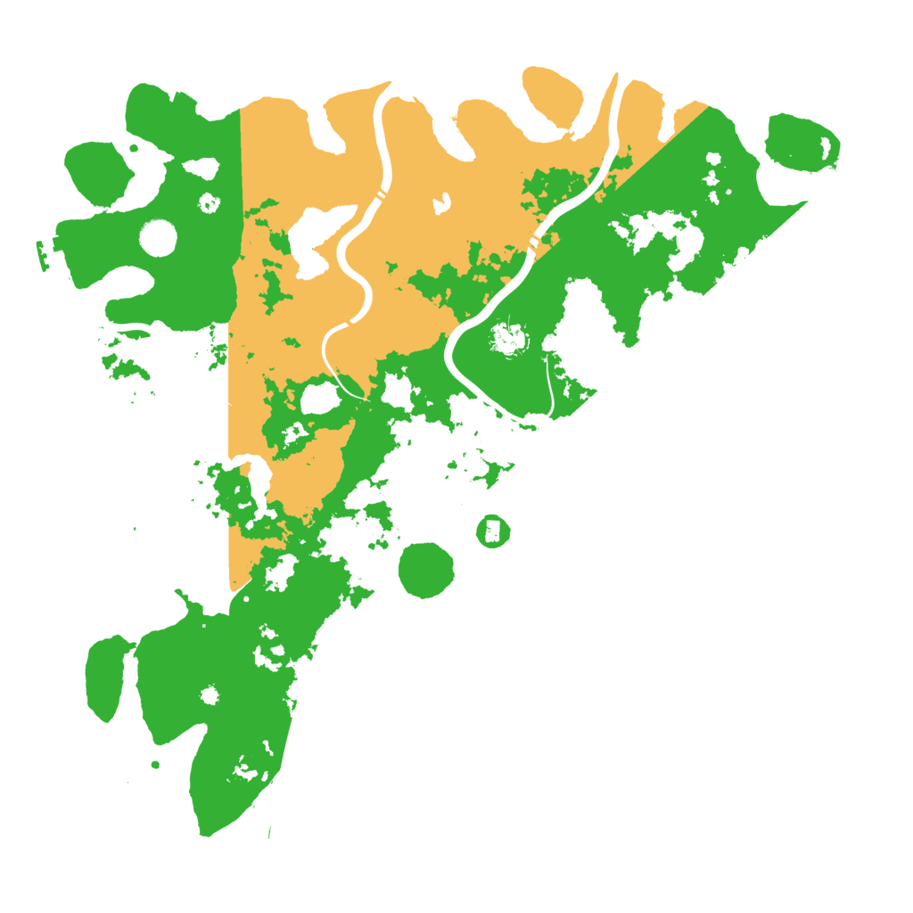 Biome Rust Map: Procedural Map, Size: 4500, Seed: 20250307