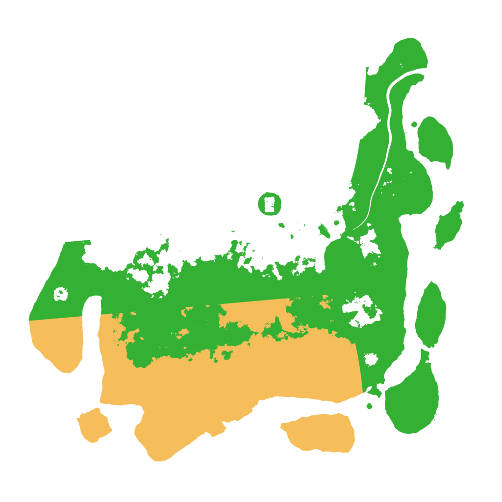 Biome Rust Map: Procedural Map, Size: 3500, Seed: 906537242