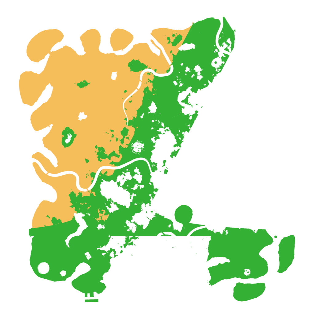 Biome Rust Map: Procedural Map, Size: 4750, Seed: 866722730