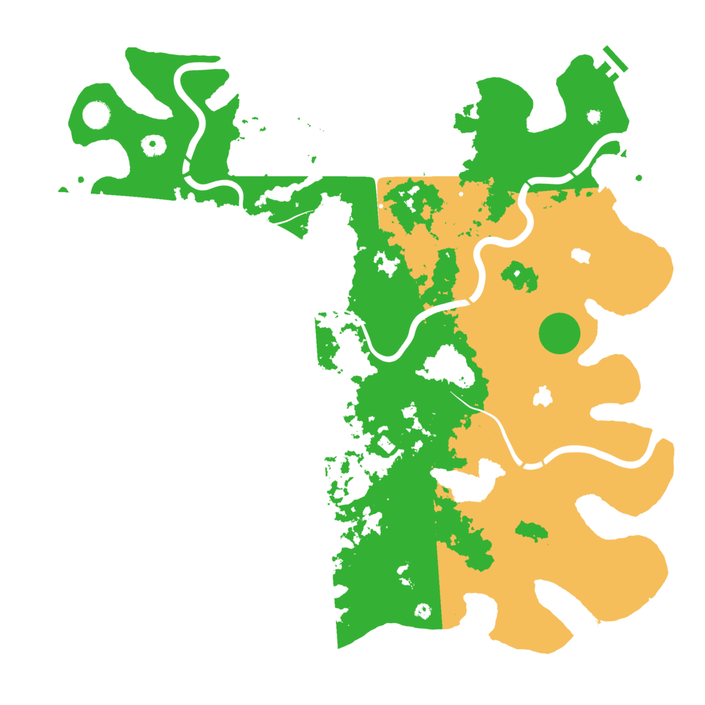 Biome Rust Map: Procedural Map, Size: 4500, Seed: 1923036395