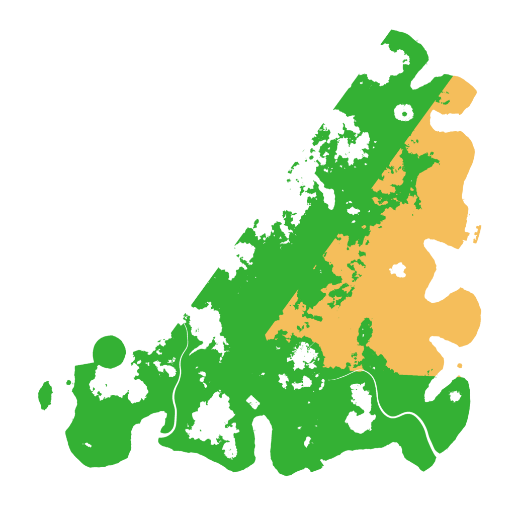 Biome Rust Map: Procedural Map, Size: 4200, Seed: 648147157