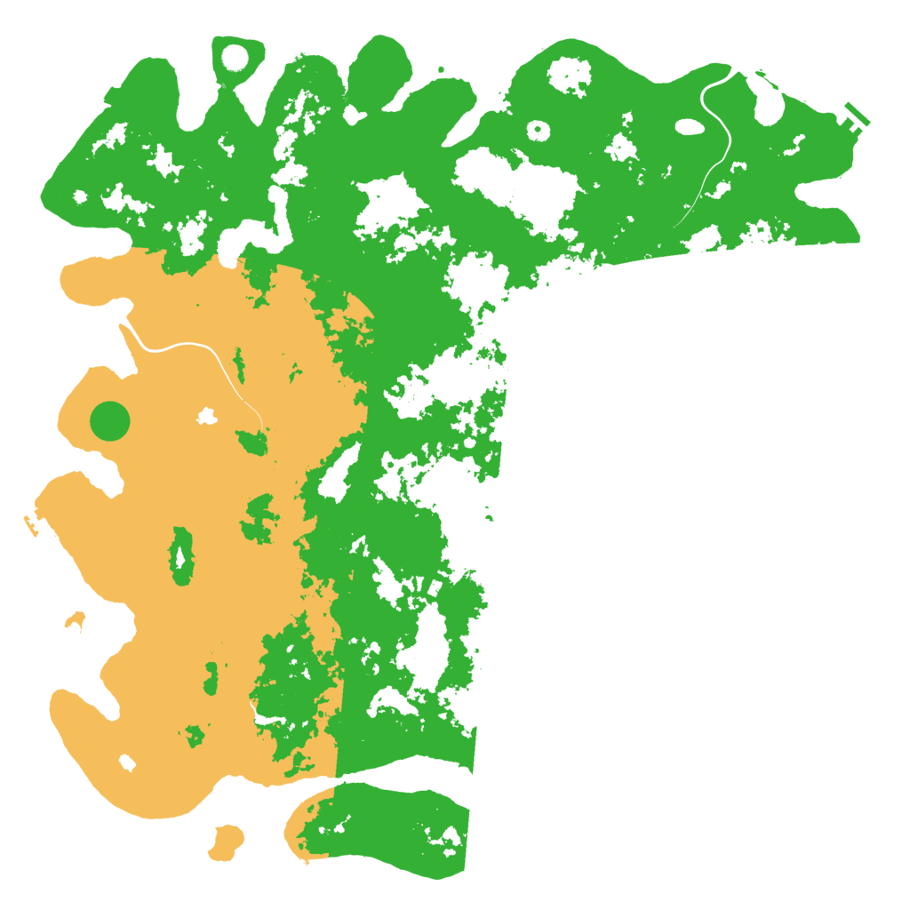 Biome Rust Map: Procedural Map, Size: 6000, Seed: 12606730