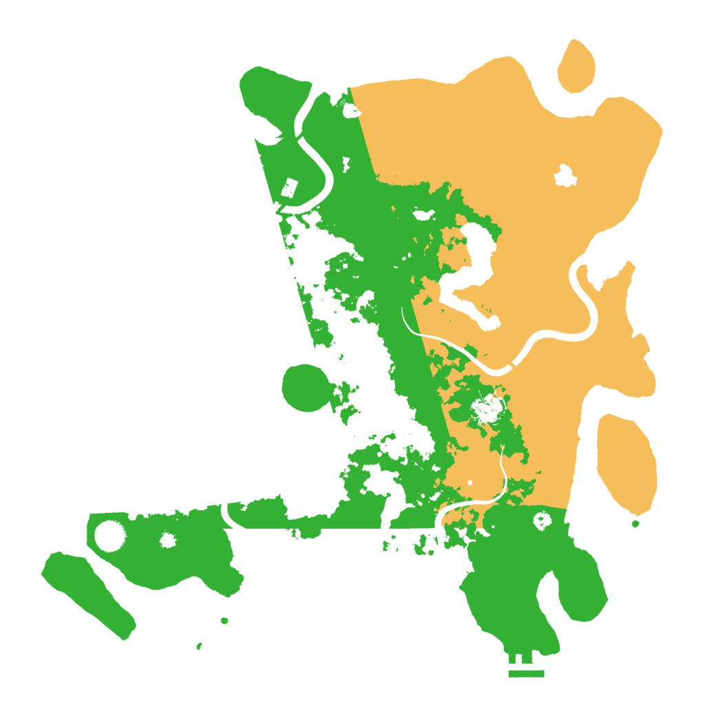 Biome Rust Map: Procedural Map, Size: 4000, Seed: 1616751686