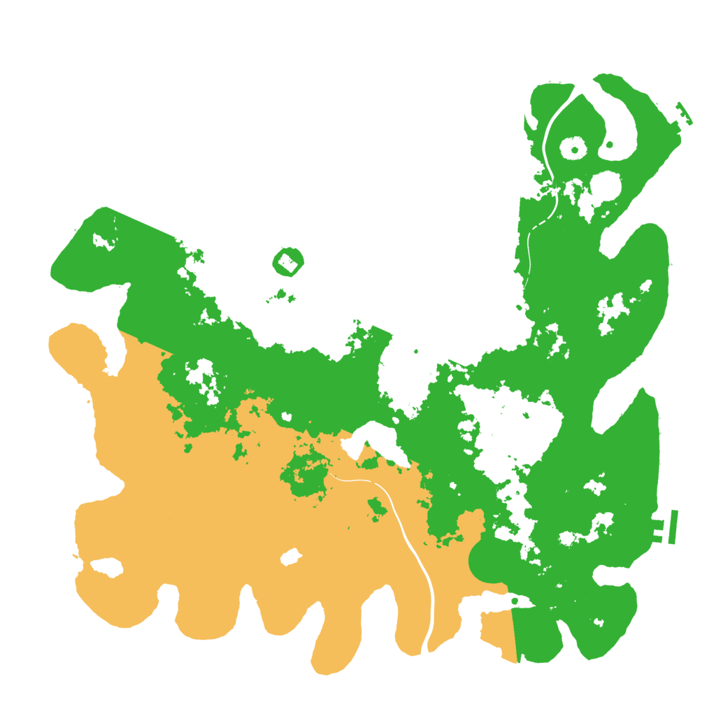 Biome Rust Map: Procedural Map, Size: 4250, Seed: 46397442