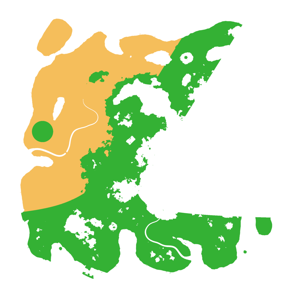Biome Rust Map: Procedural Map, Size: 3700, Seed: 73376109