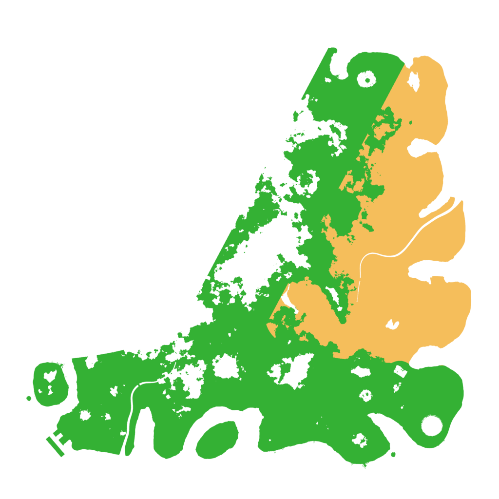 Biome Rust Map: Procedural Map, Size: 4250, Seed: 1225135830