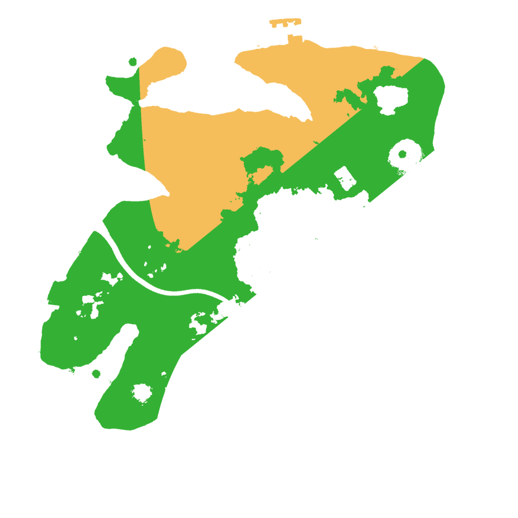 Biome Rust Map: Procedural Map, Size: 2500, Seed: 894
