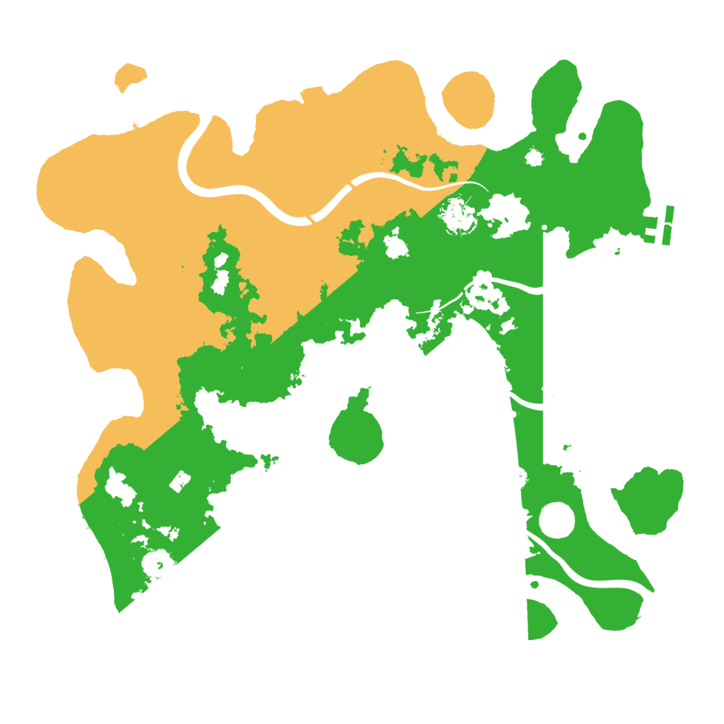 Biome Rust Map: Procedural Map, Size: 3700, Seed: 1327244143