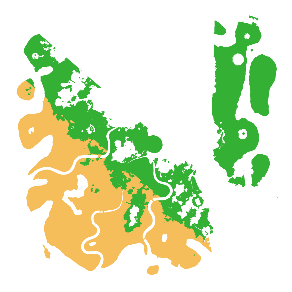 Biome Rust Map: Procedural Map, Size: 4500, Seed: 40500