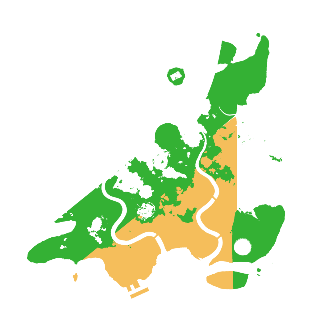Biome Rust Map: Procedural Map, Size: 3300, Seed: 1780124959