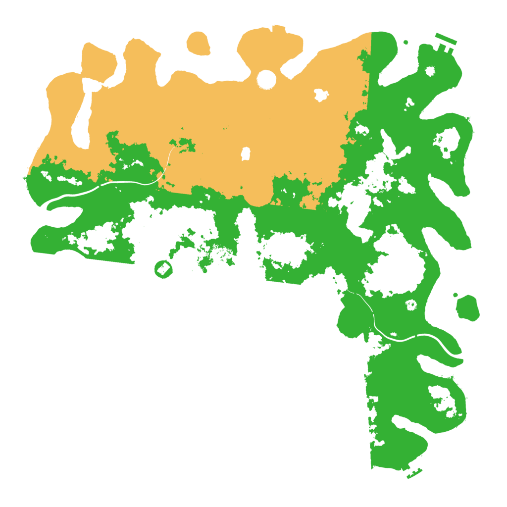 Biome Rust Map: Procedural Map, Size: 4592, Seed: 677