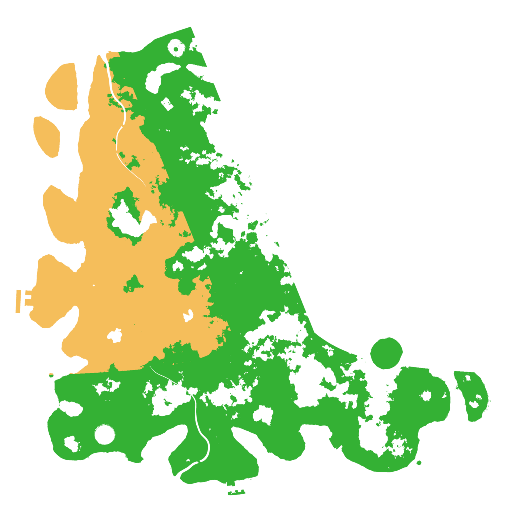 Biome Rust Map: Procedural Map, Size: 4500, Seed: 1480049054