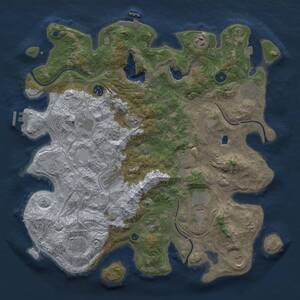 Thumbnail Rust Map: Procedural Map, Size: 4250, Seed: 458075955, 17 Monuments