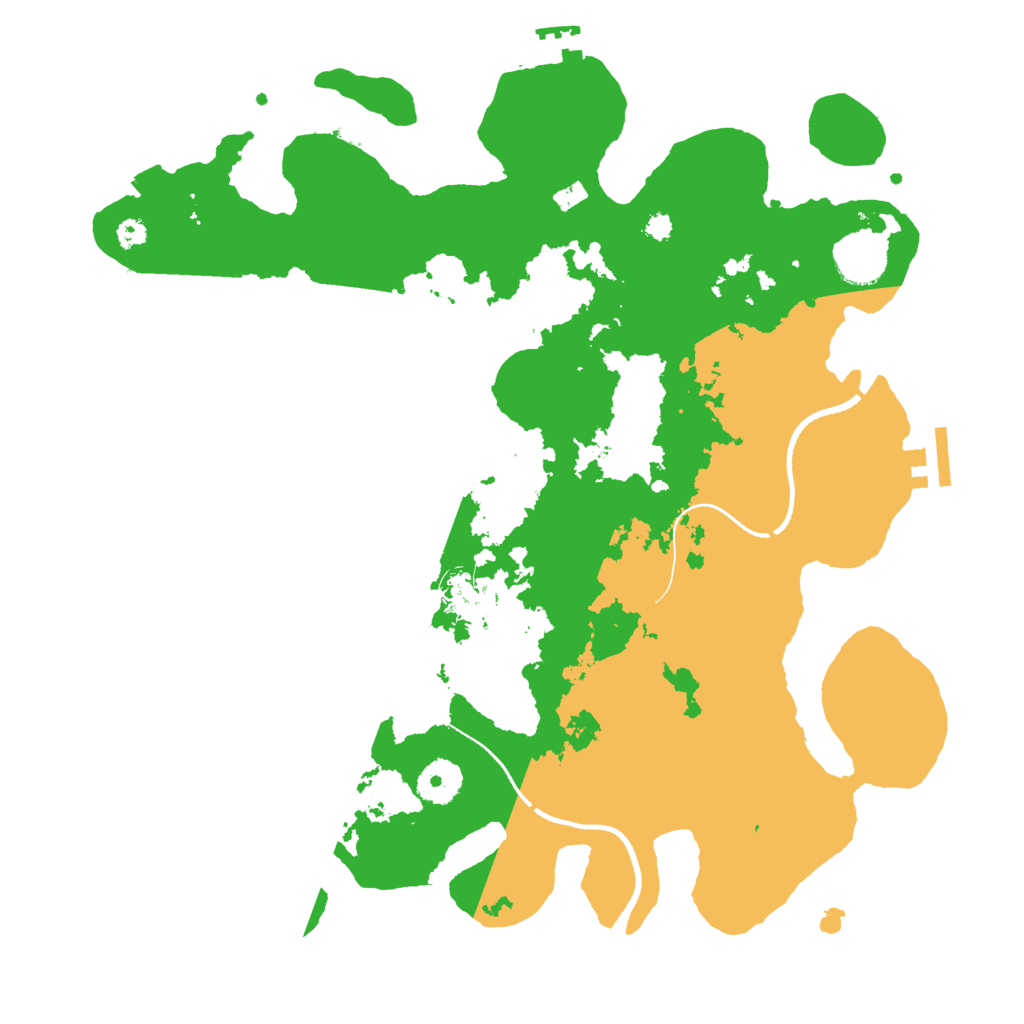 Biome Rust Map: Procedural Map, Size: 3500, Seed: 1834608108