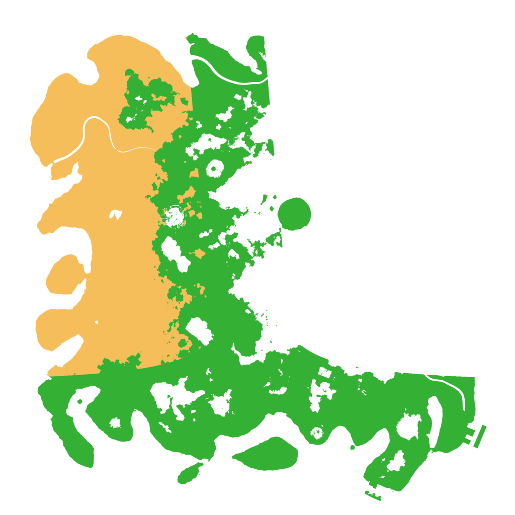 Biome Rust Map: Procedural Map, Size: 4400, Seed: 626798
