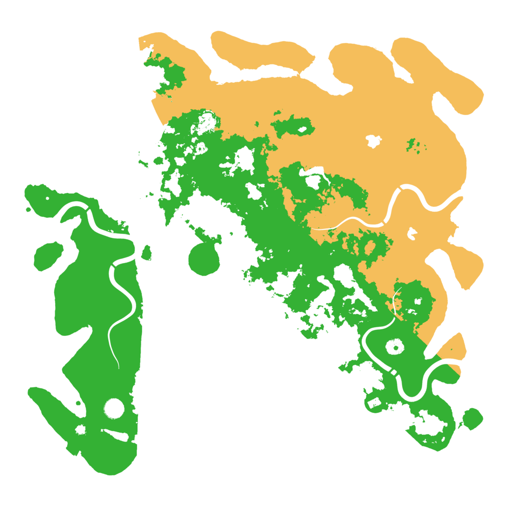 Biome Rust Map: Procedural Map, Size: 4500, Seed: 1451610307
