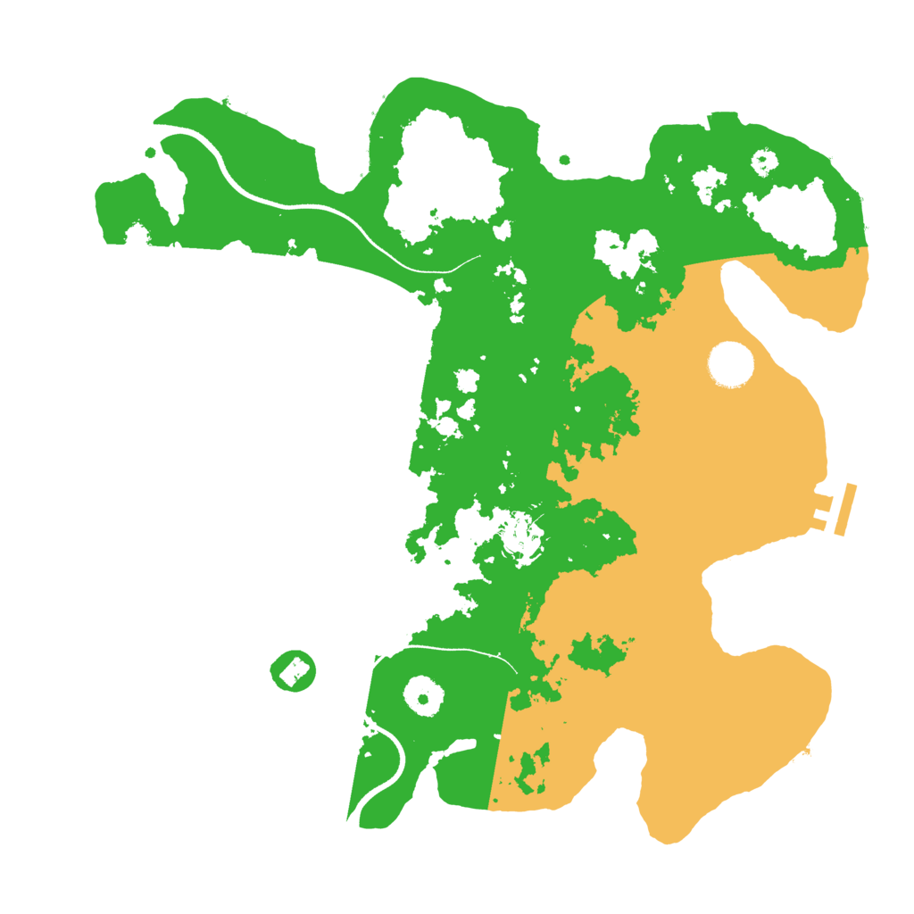 Biome Rust Map: Procedural Map, Size: 3500, Seed: 816634376