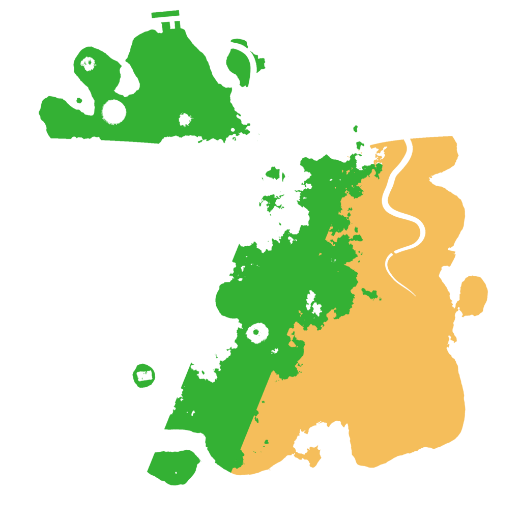 Biome Rust Map: Procedural Map, Size: 3800, Seed: 2008829964