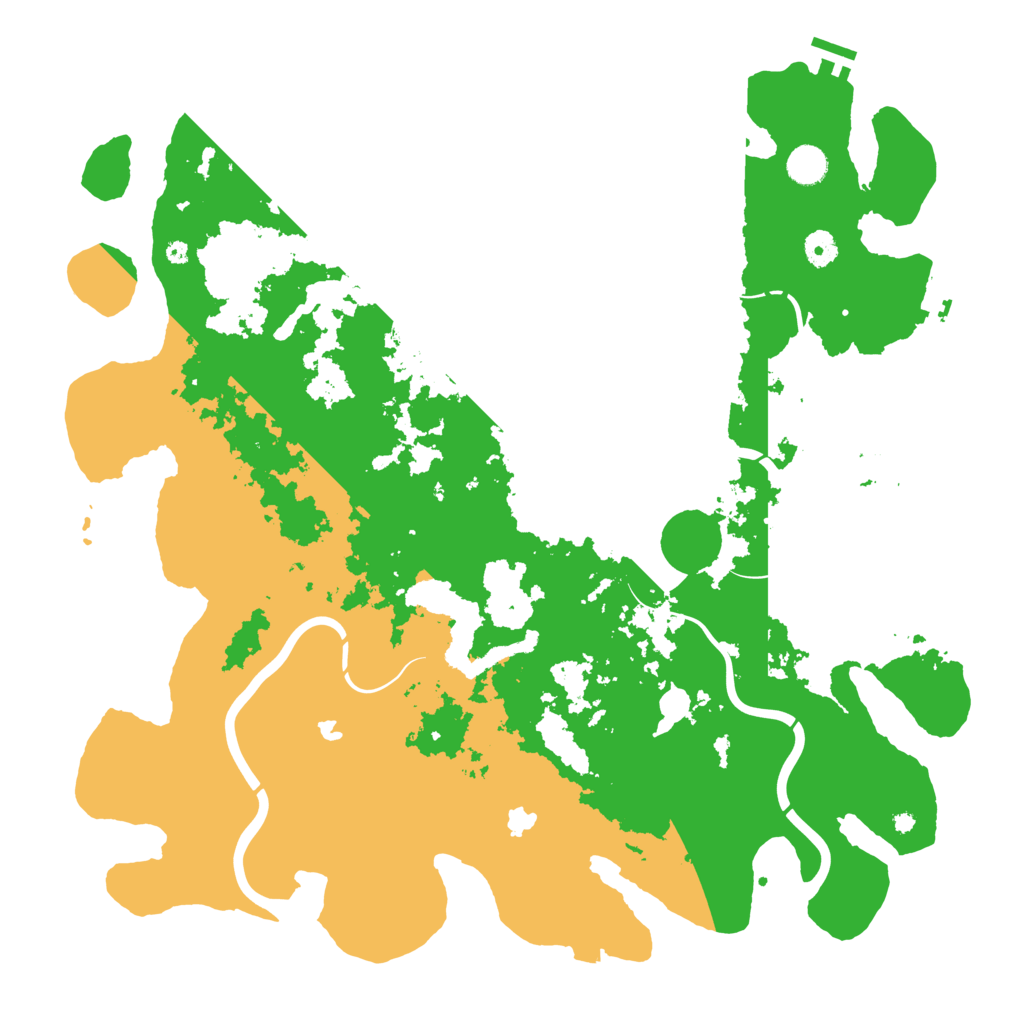 Biome Rust Map: Procedural Map, Size: 4500, Seed: 11452