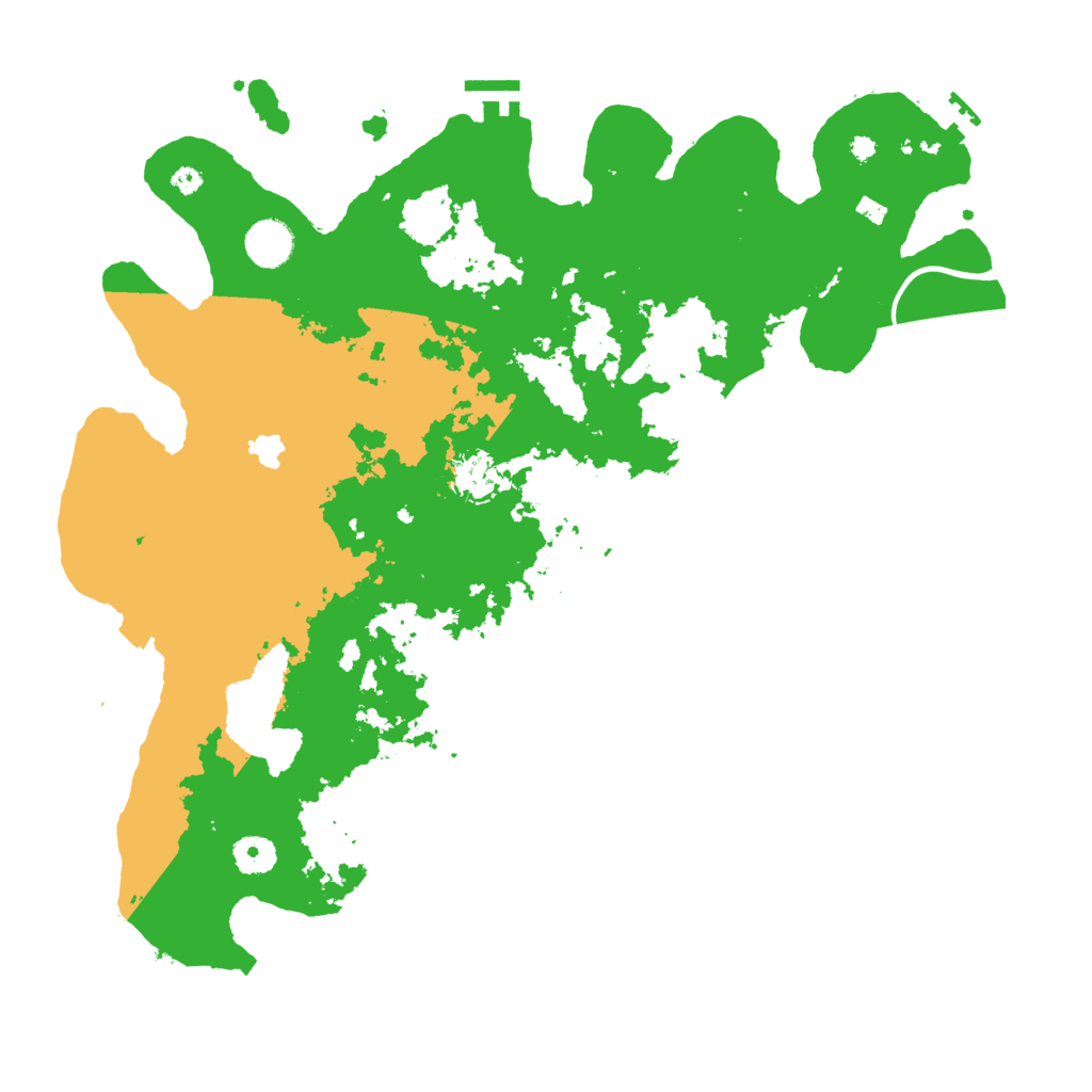 Biome Rust Map: Procedural Map, Size: 4000, Seed: 488405222