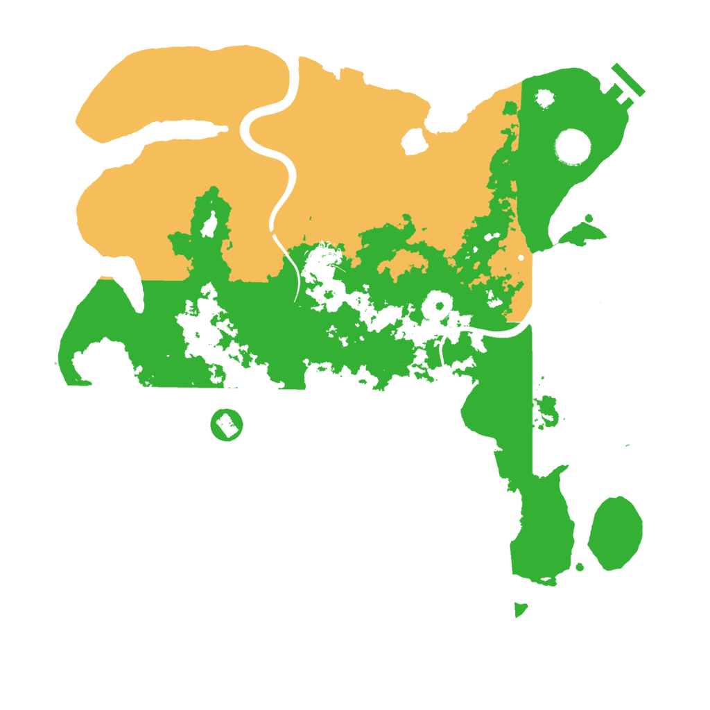 Biome Rust Map: Procedural Map, Size: 3500, Seed: 1083546260