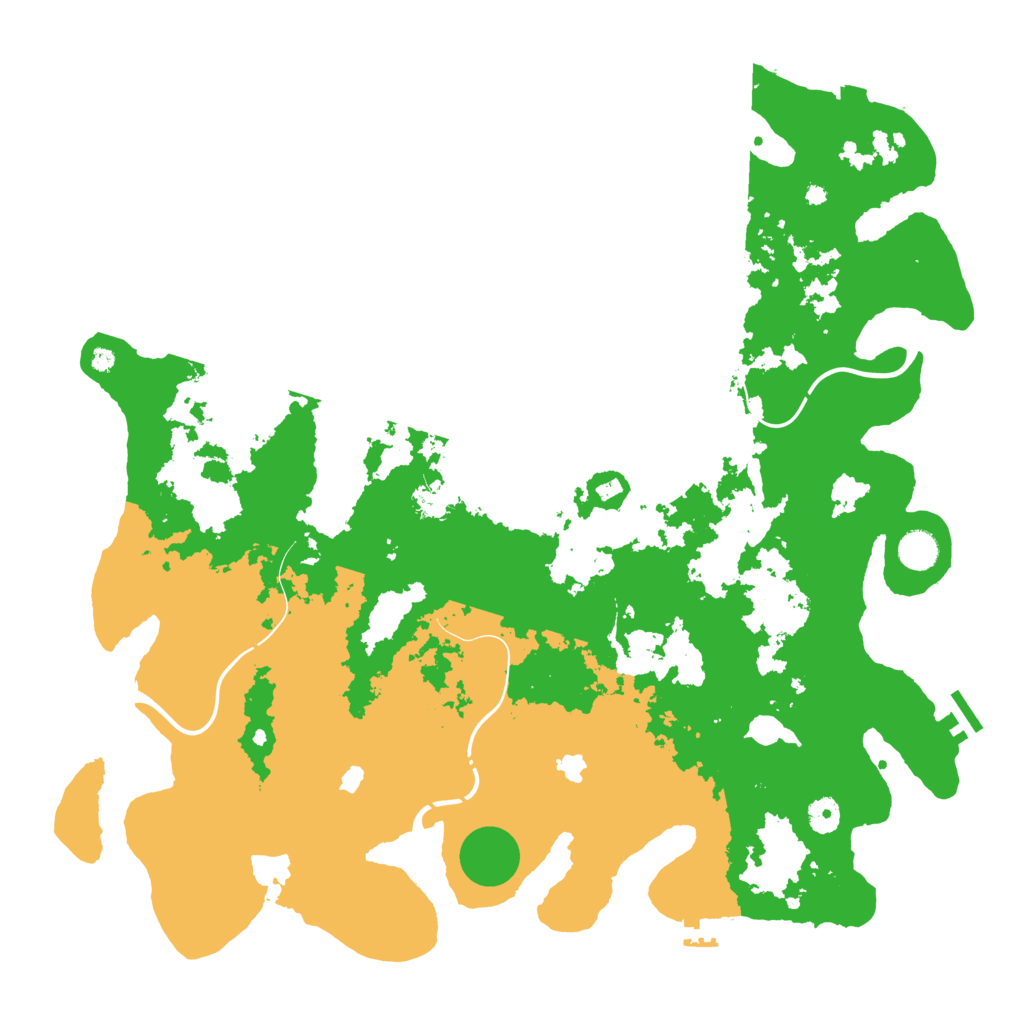 Biome Rust Map: Procedural Map, Size: 4500, Seed: 2071645830