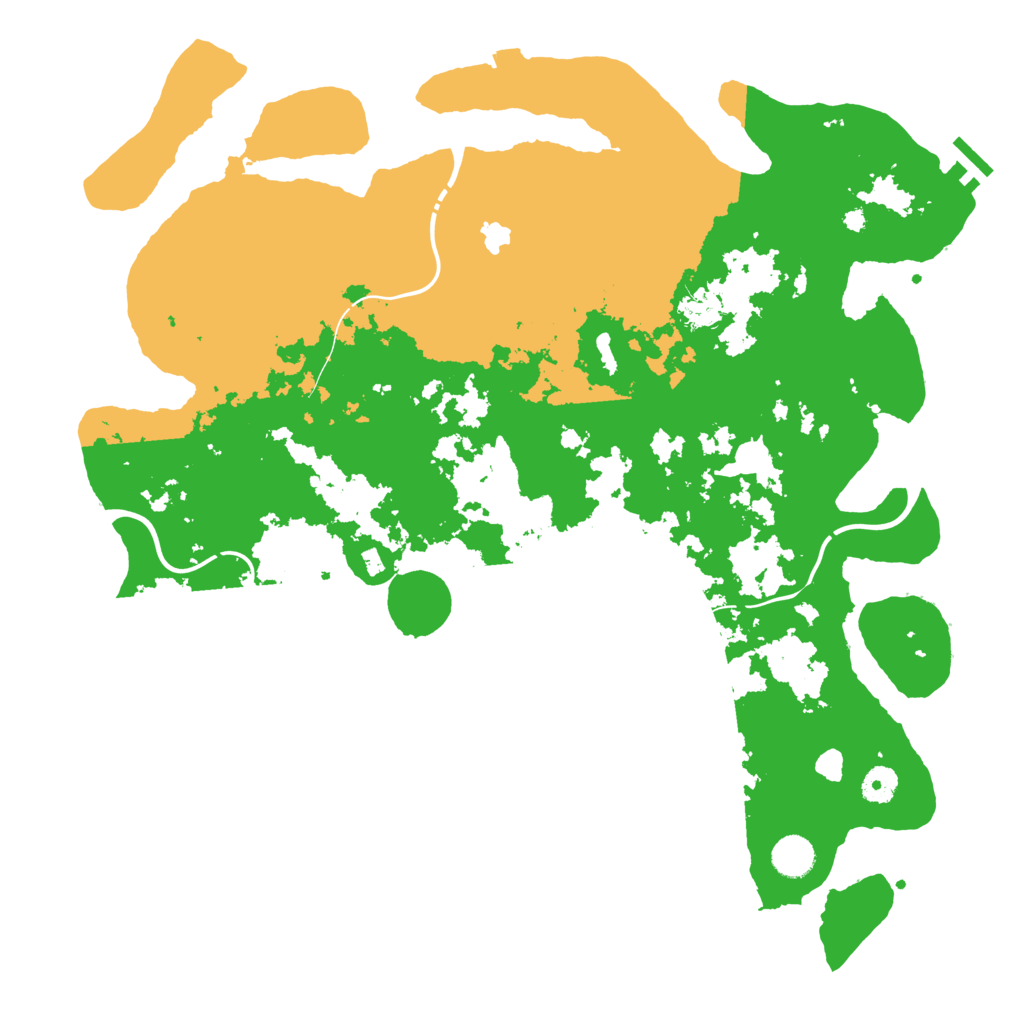Biome Rust Map: Procedural Map, Size: 4250, Seed: 1997142689