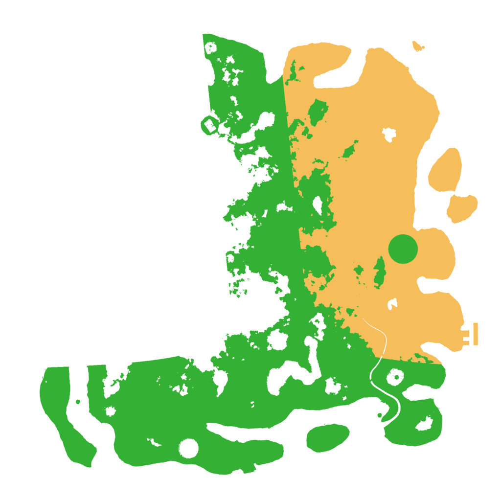 Biome Rust Map: Procedural Map, Size: 4500, Seed: 923721573