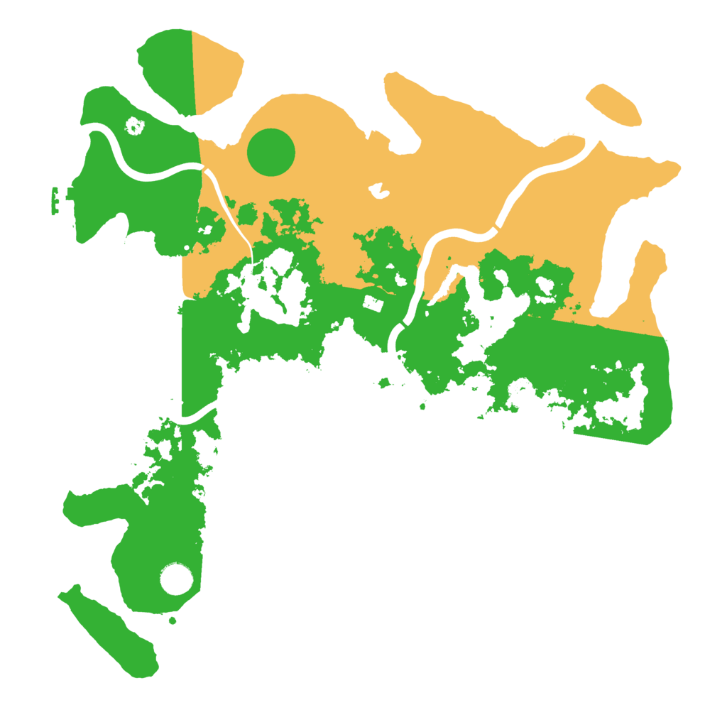 Biome Rust Map: Procedural Map, Size: 4000, Seed: 402276