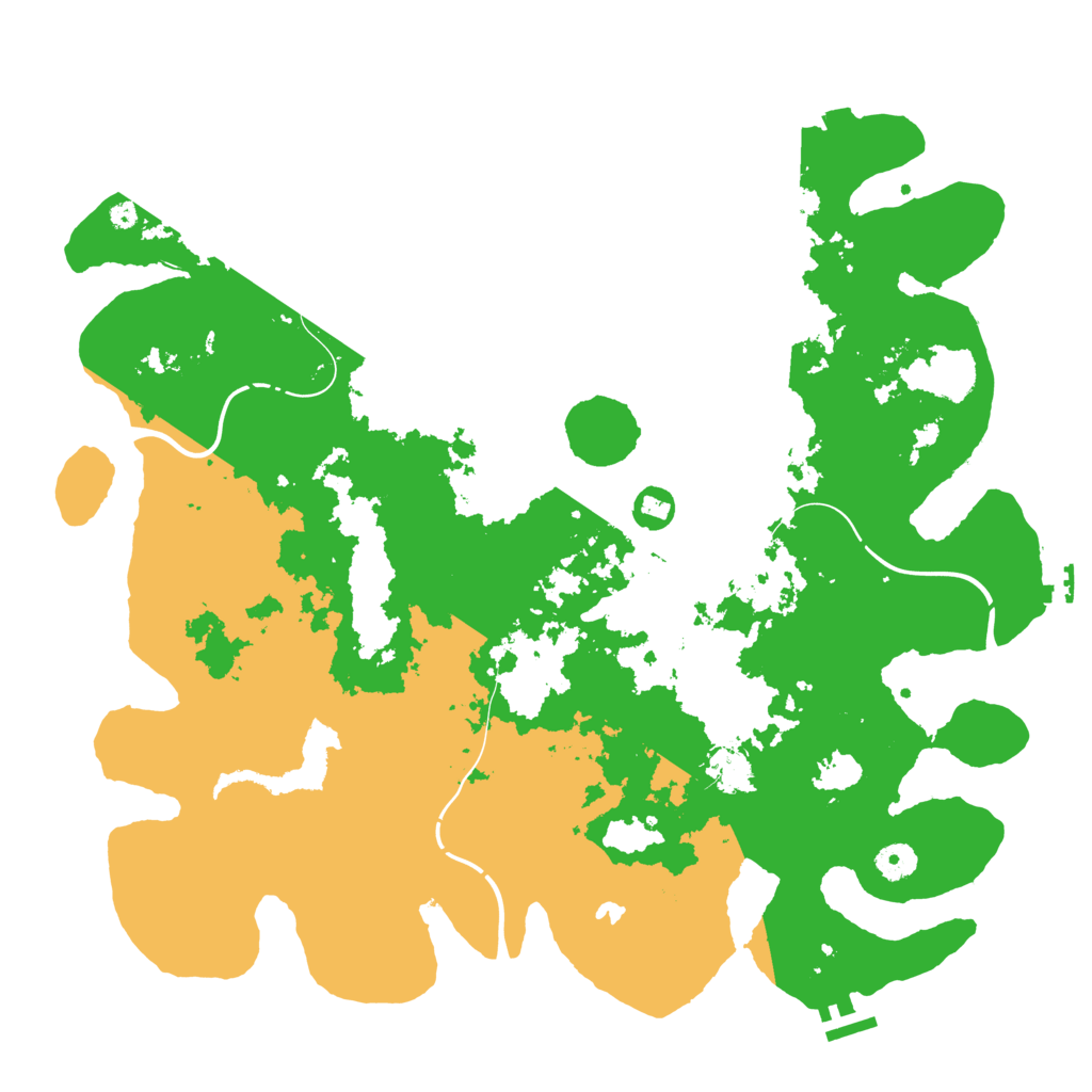 Biome Rust Map: Procedural Map, Size: 4250, Seed: 1259105526