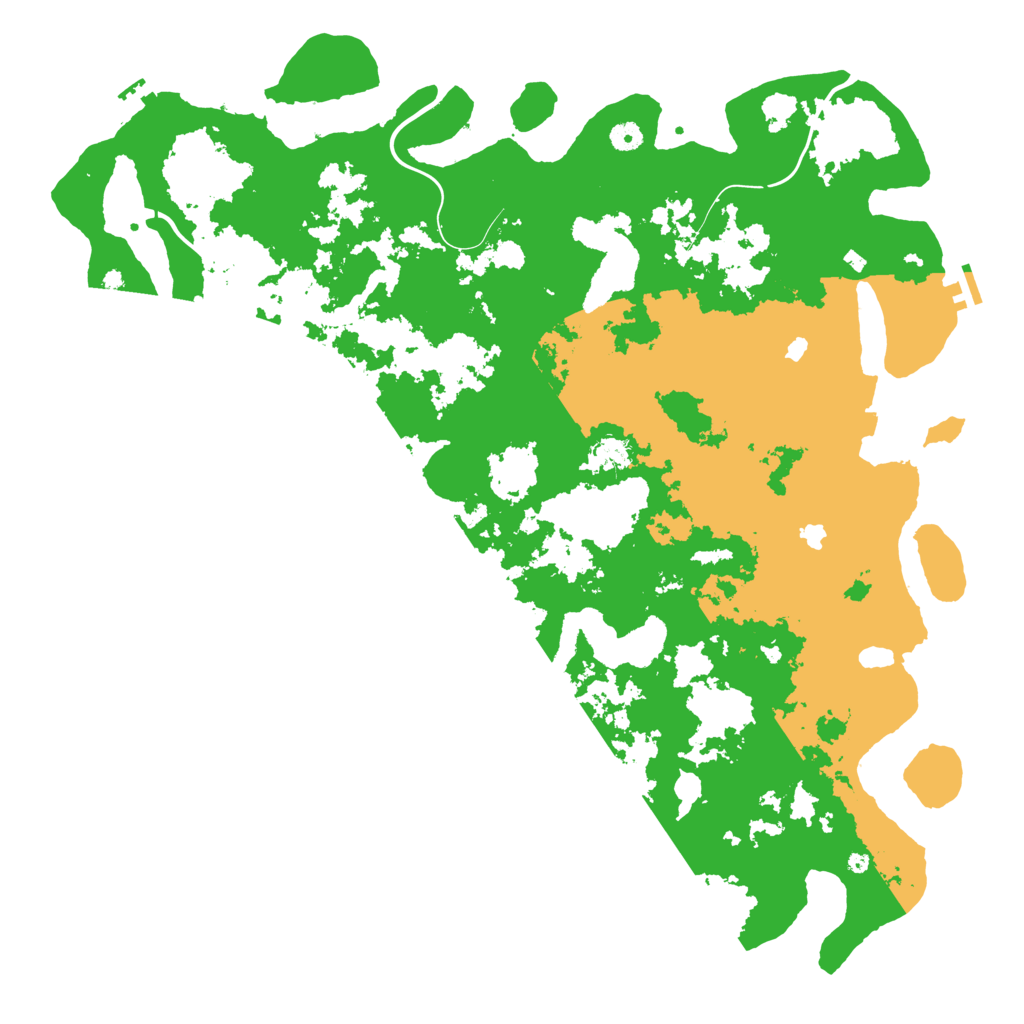 Biome Rust Map: Procedural Map, Size: 5000, Seed: 444201107
