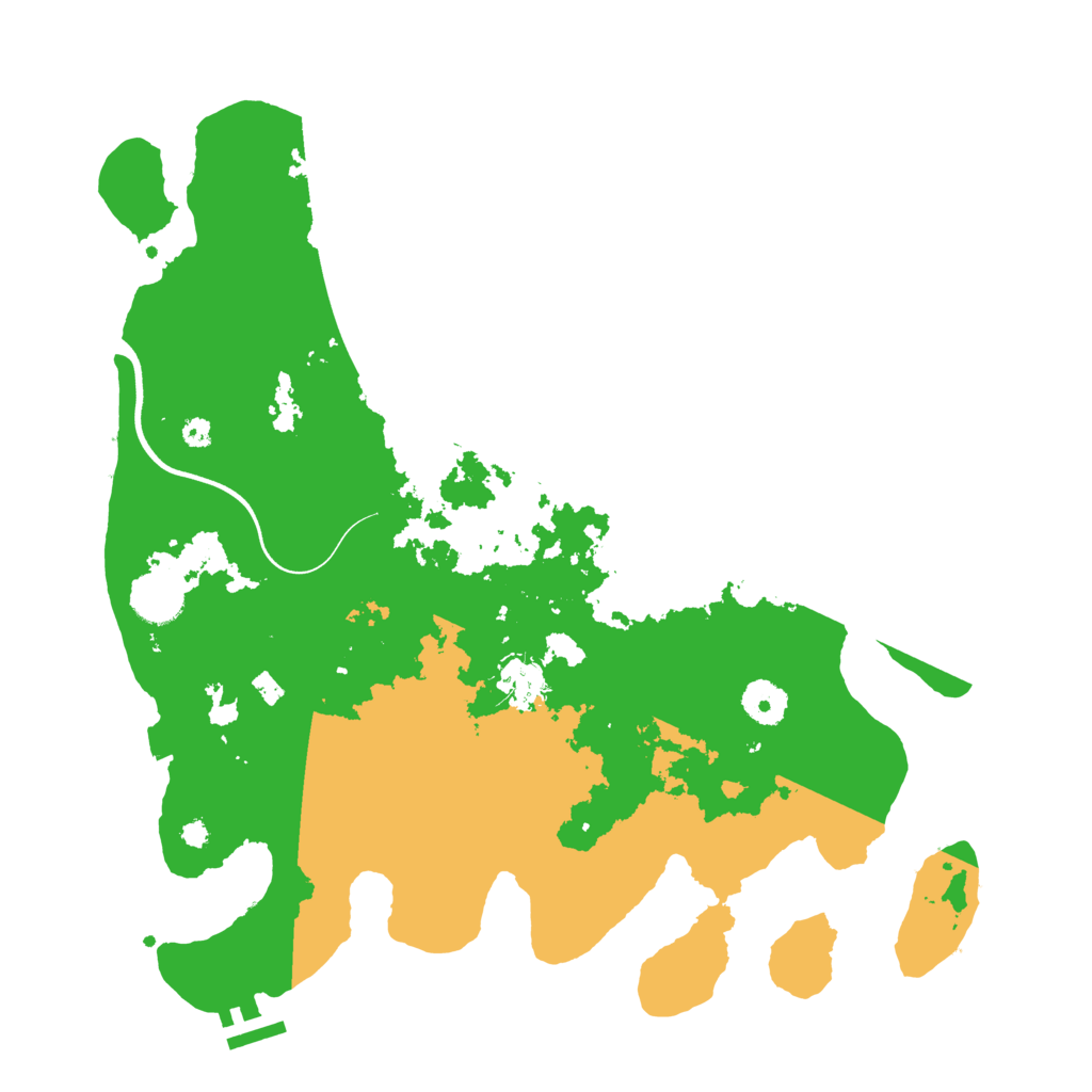 Biome Rust Map: Procedural Map, Size: 3700, Seed: 1684111508