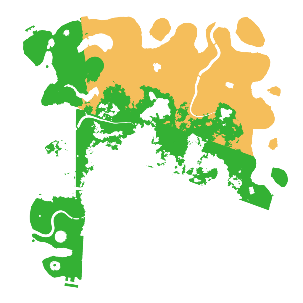 Biome Rust Map: Procedural Map, Size: 4500, Seed: 1140702087