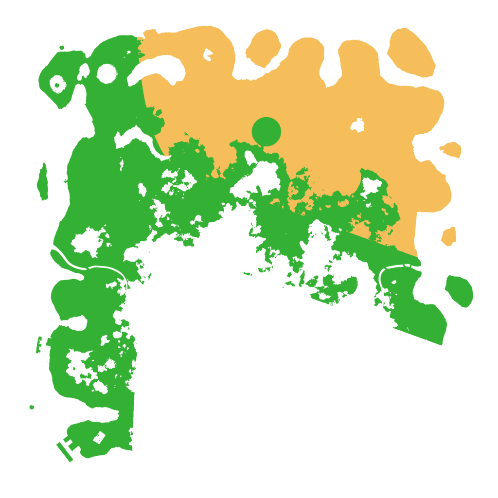 Biome Rust Map: Procedural Map, Size: 4500, Seed: 1140702087