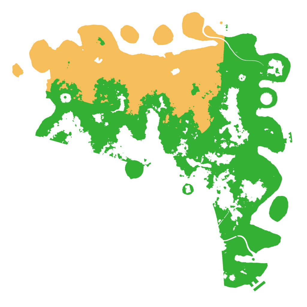Biome Rust Map: Procedural Map, Size: 4500, Seed: 1606123854