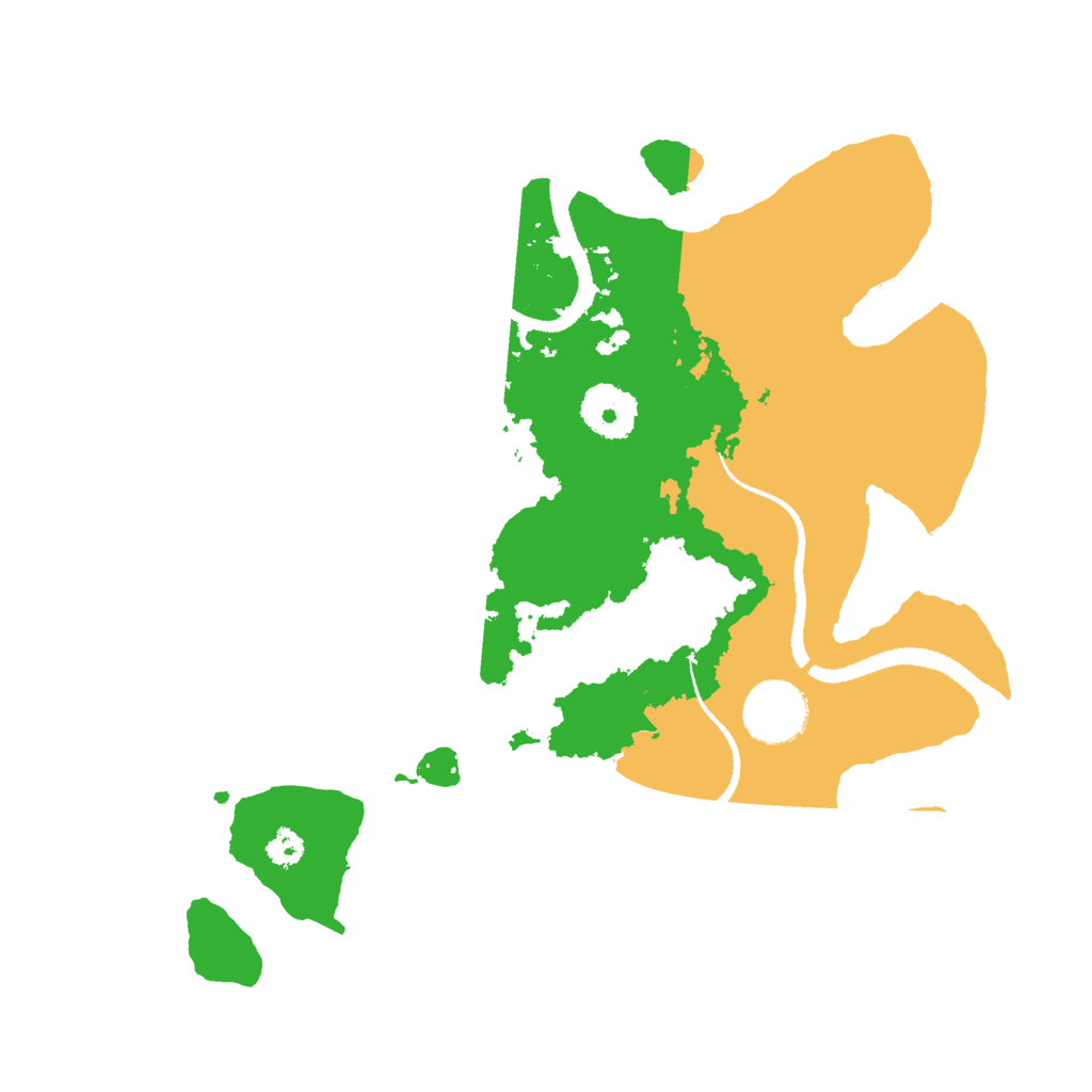 Biome Rust Map: Procedural Map, Size: 3000, Seed: 5563560