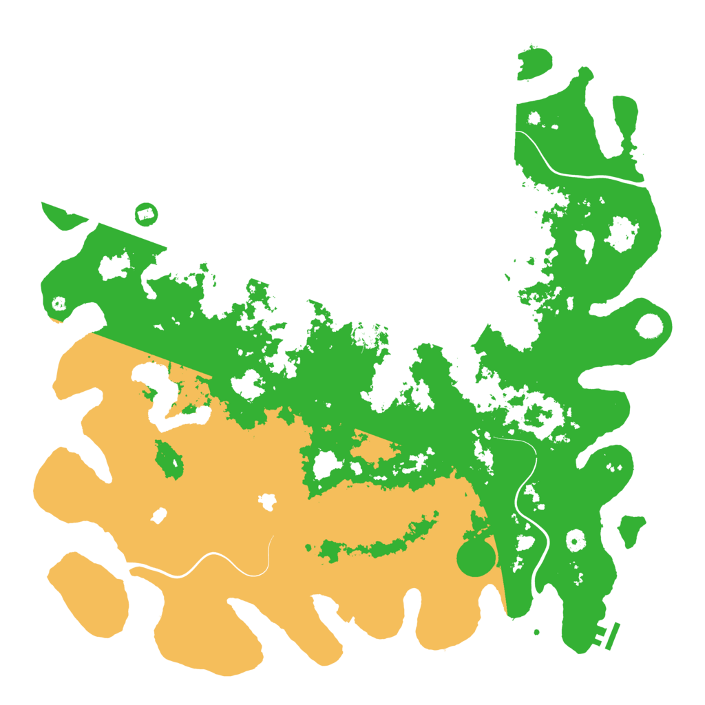 Biome Rust Map: Procedural Map, Size: 5000, Seed: 97845611