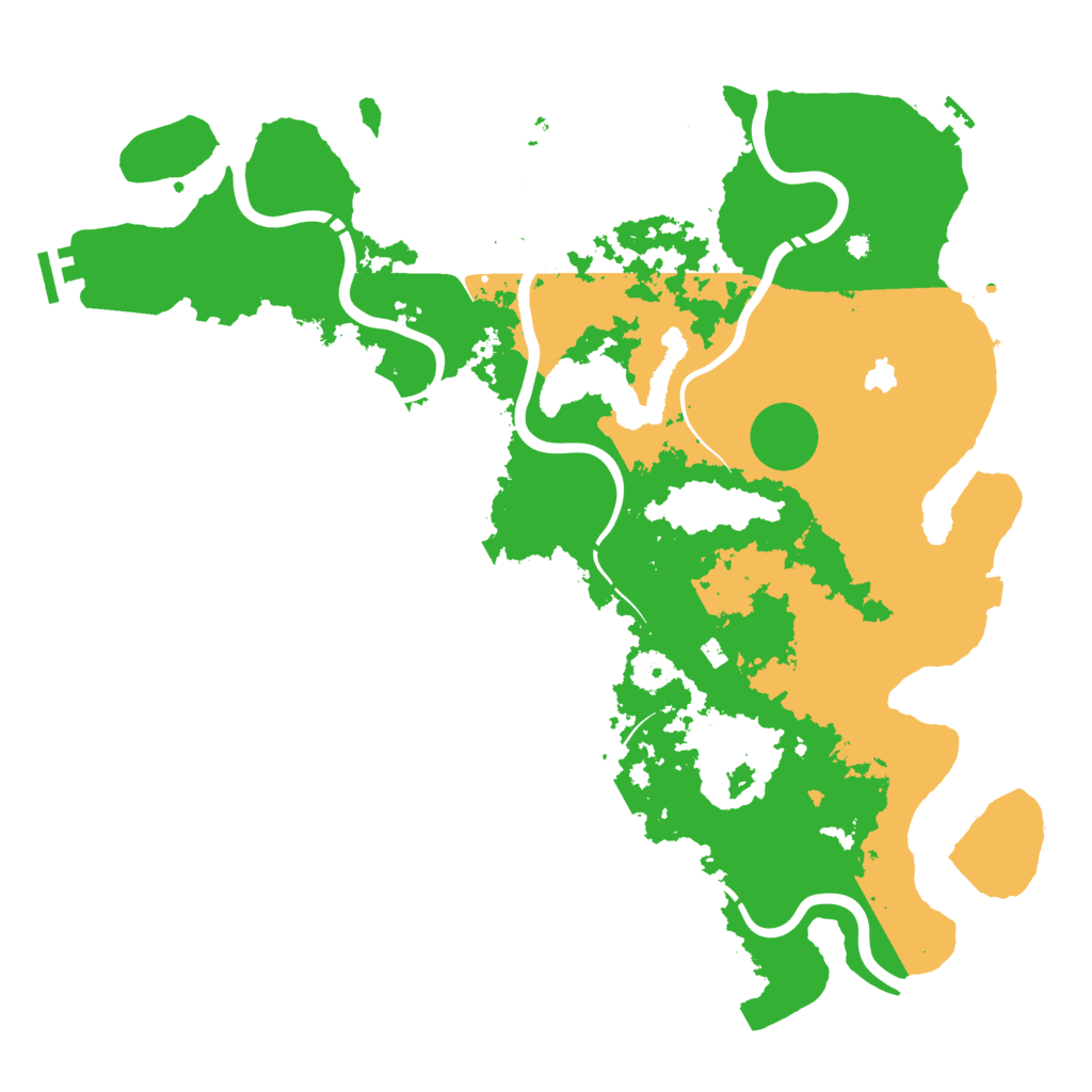 Biome Rust Map: Procedural Map, Size: 4250, Seed: 35394