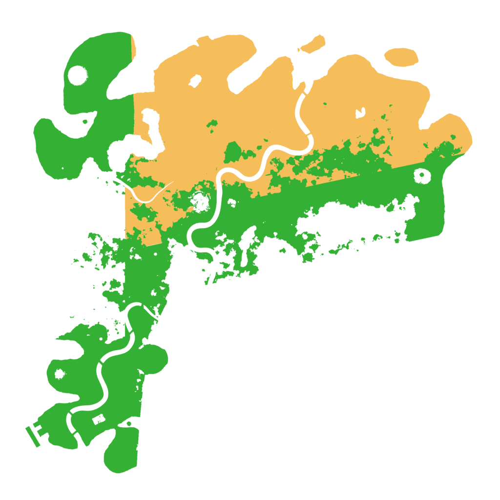 Biome Rust Map: Procedural Map, Size: 4500, Seed: 291208490