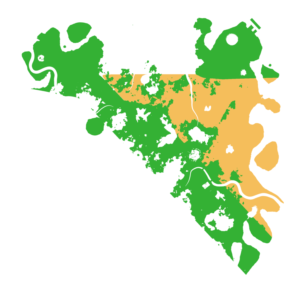 Biome Rust Map: Procedural Map, Size: 4500, Seed: 657456