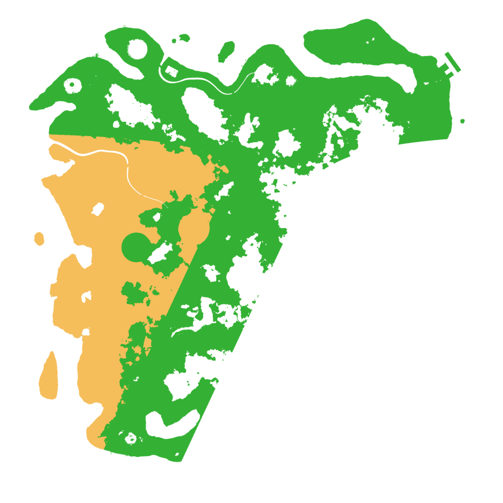 Biome Rust Map: Procedural Map, Size: 4500, Seed: 7787777