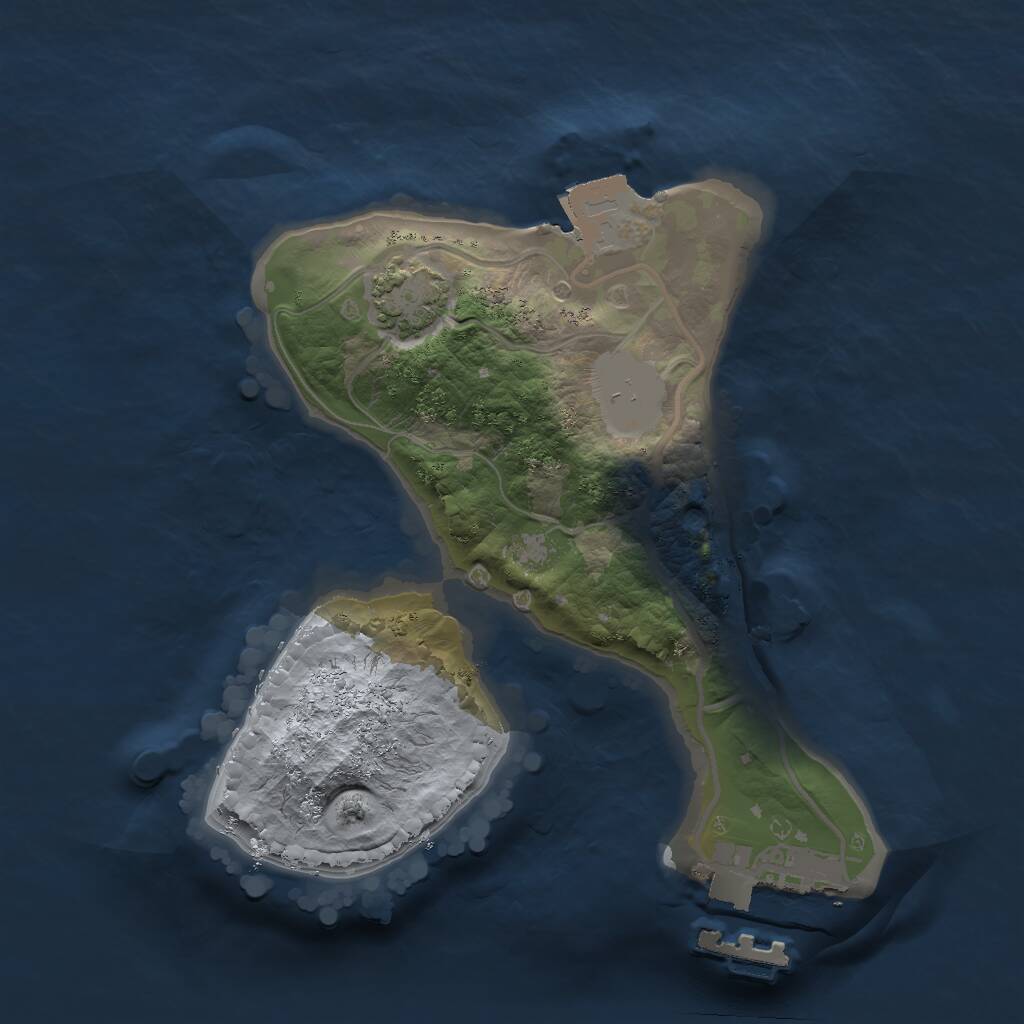 Rust Map: Procedural Map, Size: 1700, Seed: 2131010904, 3 Monuments