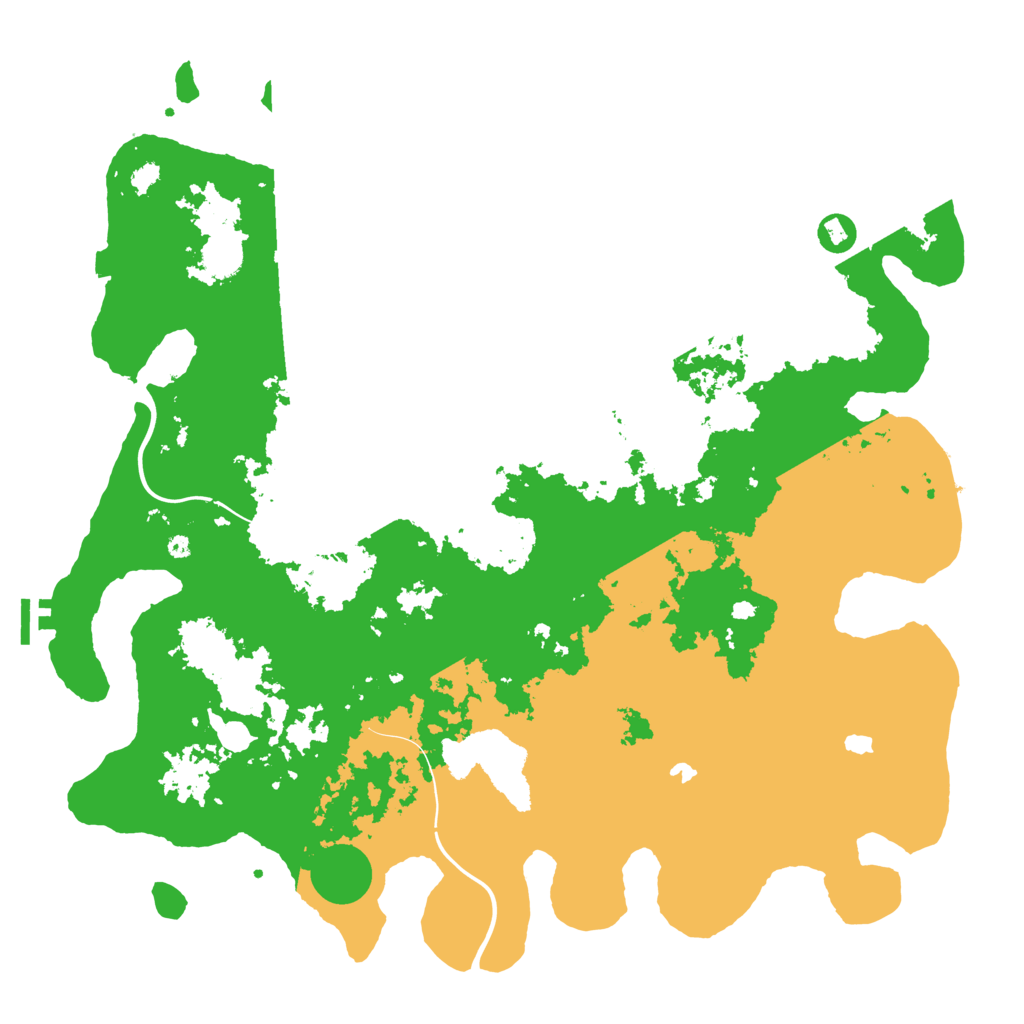 Biome Rust Map: Procedural Map, Size: 4500, Seed: 1011001