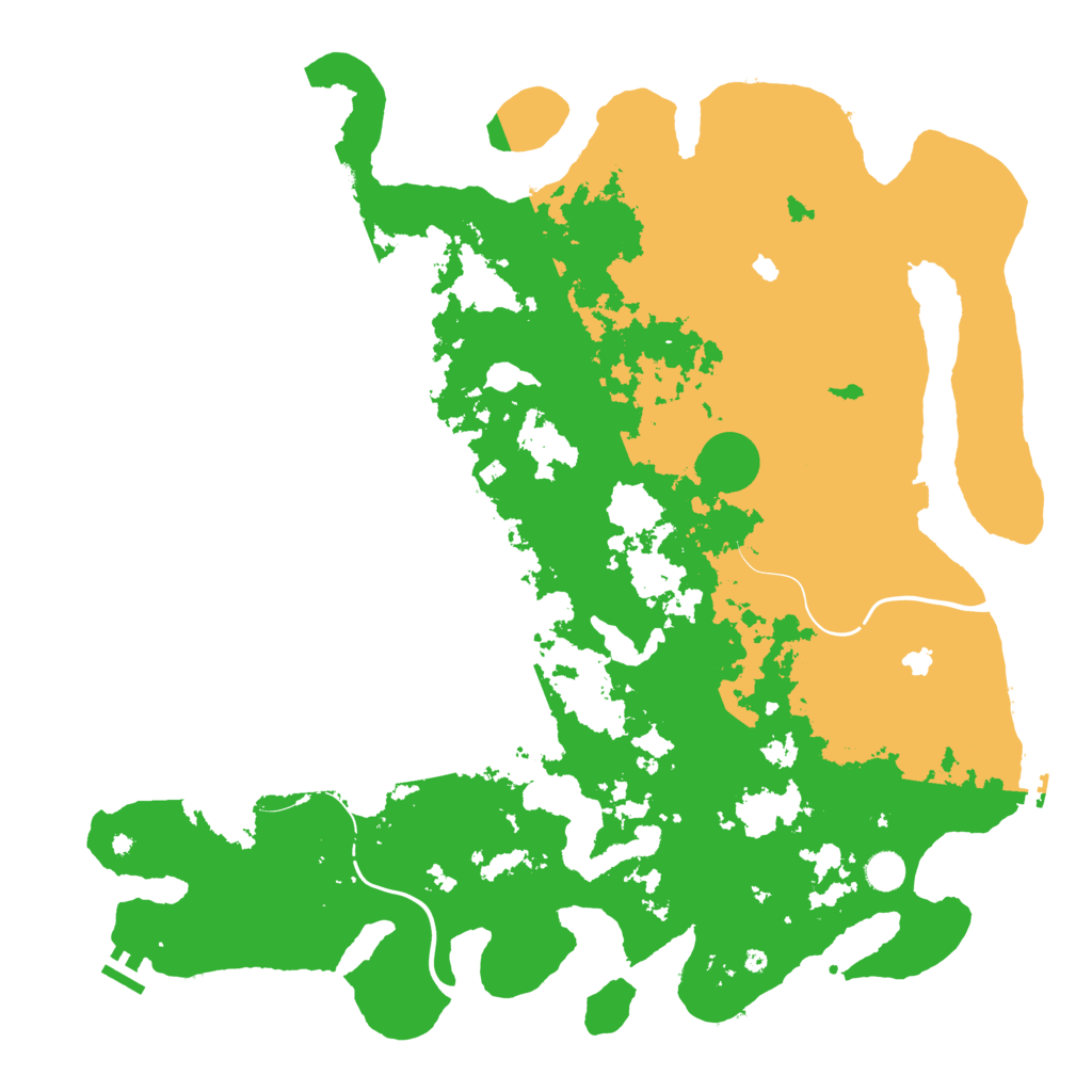 Biome Rust Map: Procedural Map, Size: 4800, Seed: 2109466644