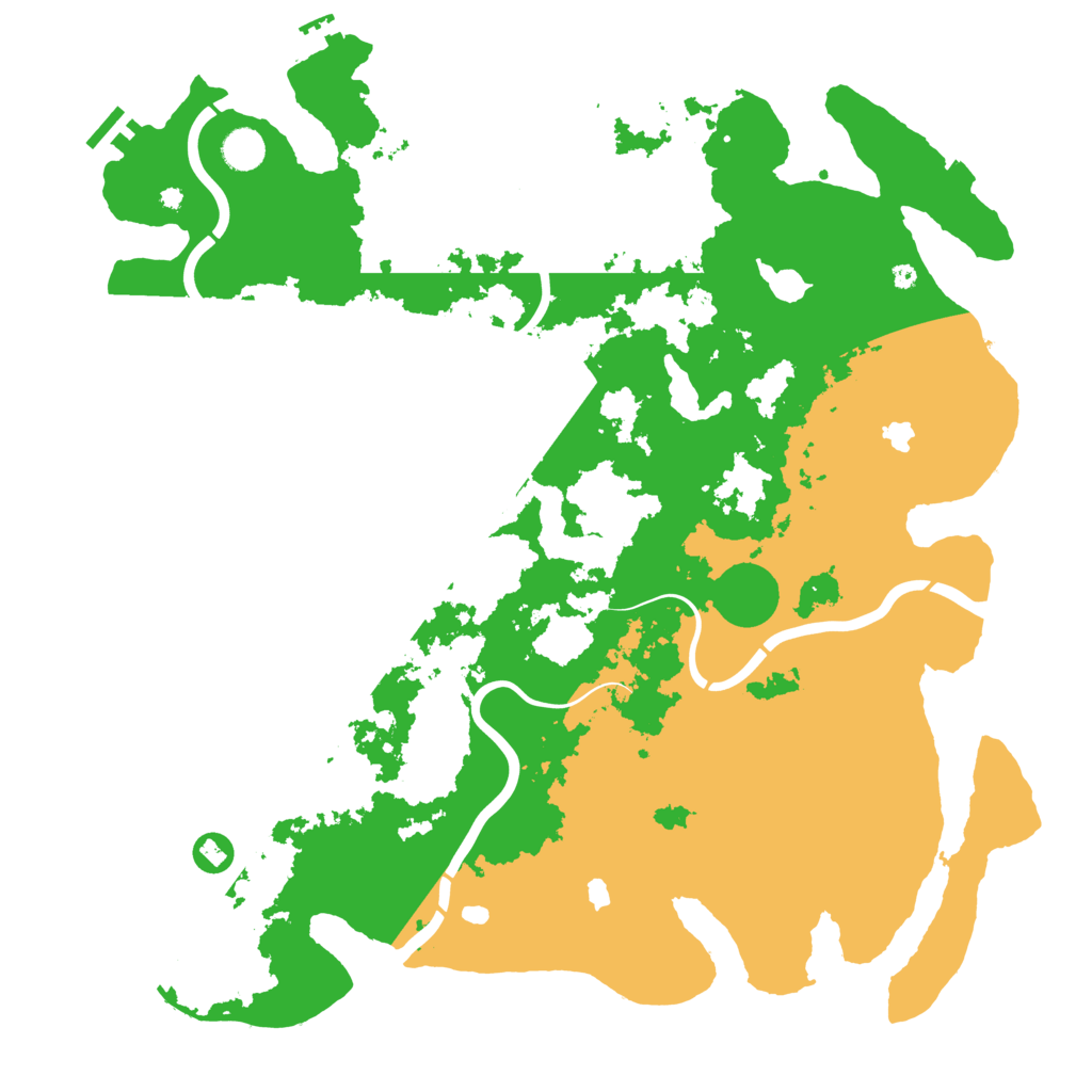 Biome Rust Map: Procedural Map, Size: 4500, Seed: 1134780126