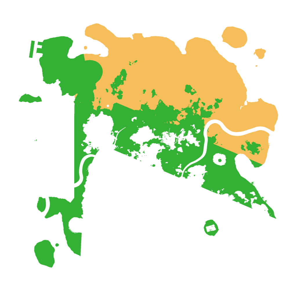 Biome Rust Map: Procedural Map, Size: 3500, Seed: 2137594704