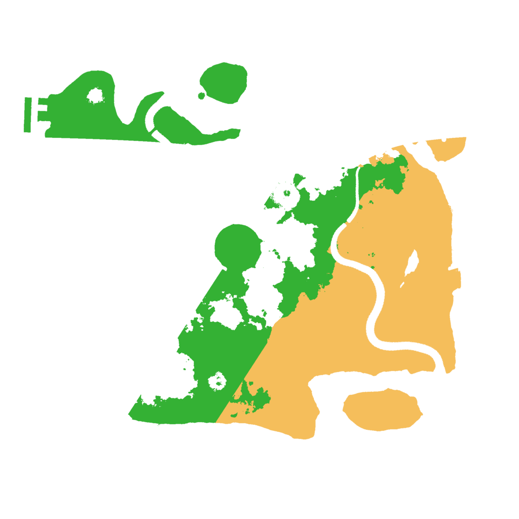 Biome Rust Map: Procedural Map, Size: 3000, Seed: 9665487